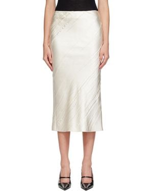 Sportmax Off- Ruta Midi Skirt - Black