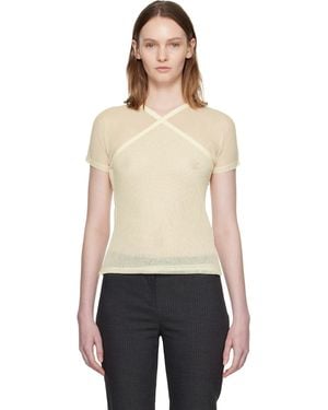 Paloma Wool Off- Olimpia Mesh T-Shirt - Black