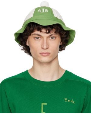 Bode Panelled Grandfather Bucket Hat - Green