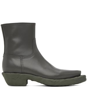 CAMPERLAB Grey Venga Boots - Black