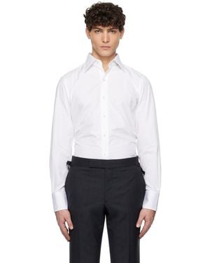 Tom Ford Poplin Slim Fit Shirt - White