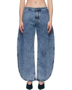 Alaïa Petal Jeans - Blue