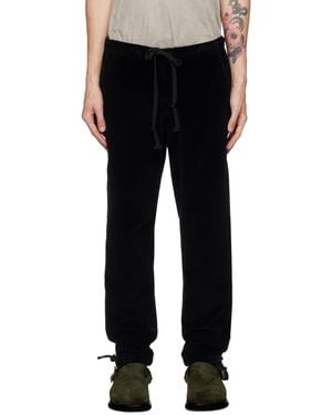 Greg Lauren Cord Lounge Trousers - Black
