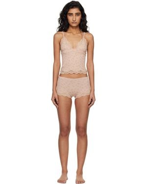 Skims Fits Everybody Camisole & Boy Shorts Set - Black