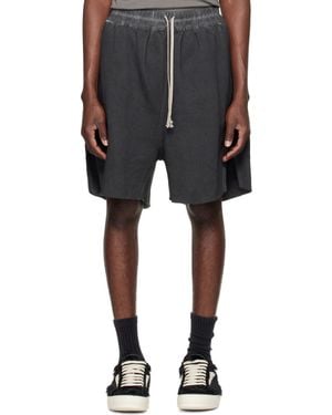 Rick Owens Tower Long Boxers Shorts - Black