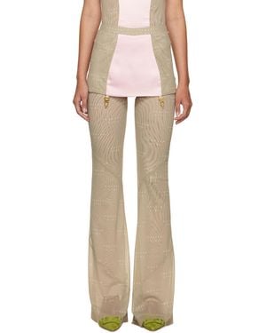 Poster Girl Ssense Exclusive Taupe Portia Trousers - Multicolour