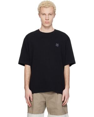Maison Kitsuné Fox Head Oversize T-Shirt - Black