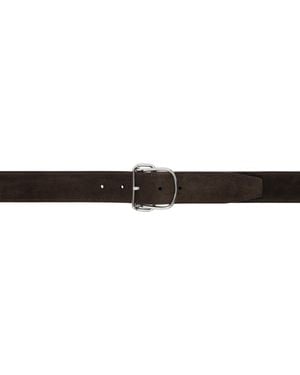 【関税込み】TOTEME ベージュ Swirl スエード ベルト Swirl suede belt desert – TOTEME
