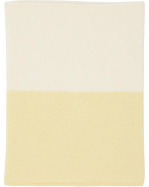 Homme Plissé Issey Miyake Off- Winter Gear Colour Block Tube Scarf - Natural