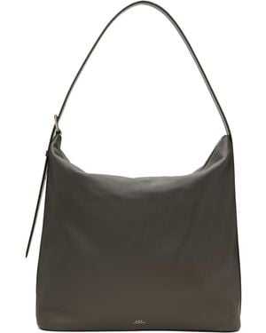 A.P.C. Très Grand Sac Vera Gris - Noir