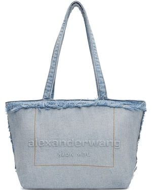 Alexander Wang Punch Medium Fray Tote - Blue