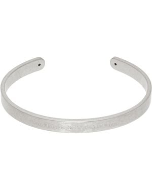 Acne Studios Logo Cuff Bracelet - Black