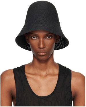 TOTEME Paper Sun Bucket Hat - Black