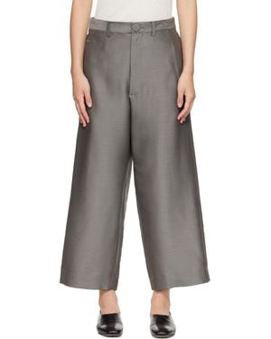 Undercover Wool Silk Trousers - Grey