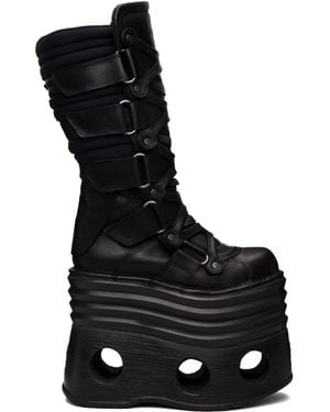 Vetements New Rock Edition Platform Tower Boots - Black