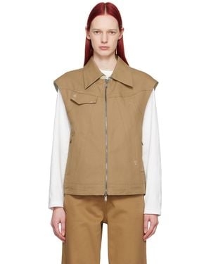 Adererror Poel Reversible Vest - Natural