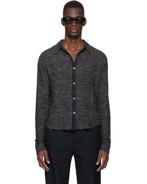 Stockholm Surfboard Club Knitted Shirt - Black