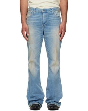 Cout de la Liberte Jimmy Sioux Stretch Flare Jeans - Blue