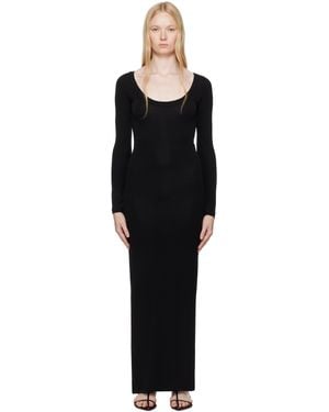 AYA MUSE Scoopneck Maxi Dress - Black