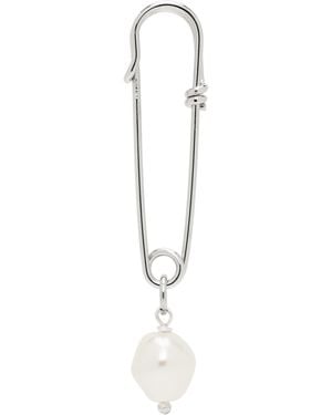 Justine Clenquet Chelsea Single Earring - Black