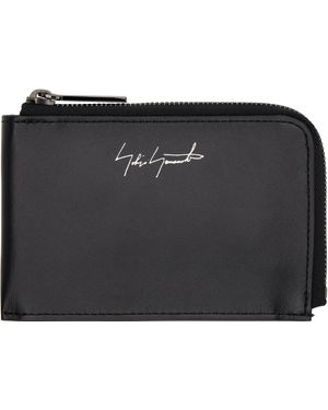 Yohji Yamamoto Plain Wallet - Black