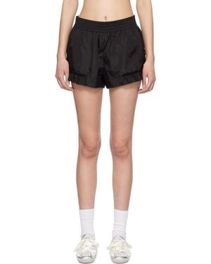 Simone Rocha Frill Track Shorts - Black