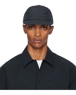 Norse Projects 4-panel Tech Poplin Cap - Black