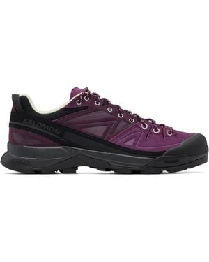 Salomon X-Alp Leather Sneakers - Purple