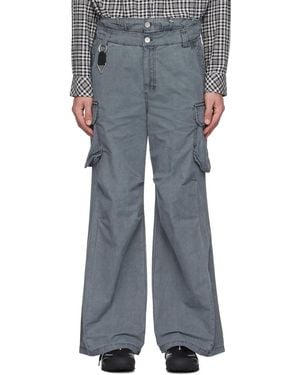 C2H4 Weathering Volume Cargo Pants - Black