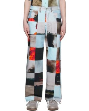 Serapis Printed Jeans - Multicolor