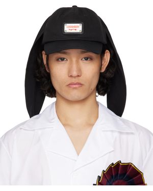 Charles Jeffrey ブラック Rabbit Ears キャップ