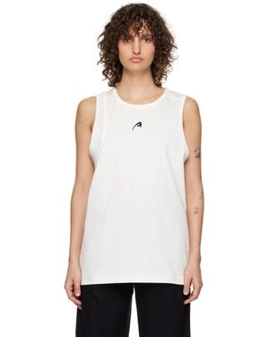 Adererror Layered Tank Top - White