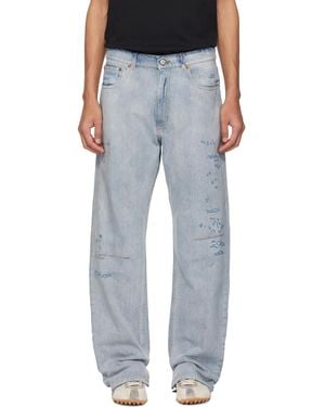MM6 by Maison Margiela 5 Pockets Jeans - Grey