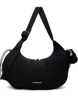 A Bathing Ape M Crossbody Bag - Black
