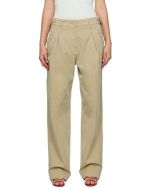 Saks Potts Johan Trousers - Natural