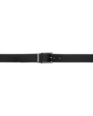 Ferragamo Ceinture Réversible Noir Et Brun