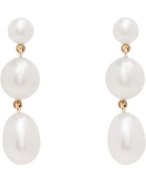 Sophie Bille Brahe Amis De Luce Earrings - White