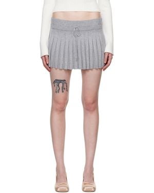 GUIZIO Cielo Miniskirt - Black