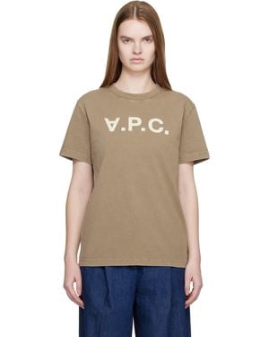 A.P.C. Standard Grand 'vpc' T-shirt - Blue