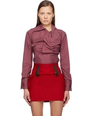 Vivienne Westwood Drunken Shirt - Red