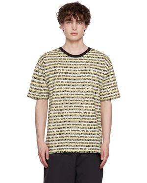 Rassvet (PACCBET) マルチカラー ボーダー Tシャツ - イエロー