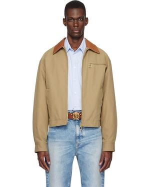 Versace Cotton Canvas Blouson Jacket - Black