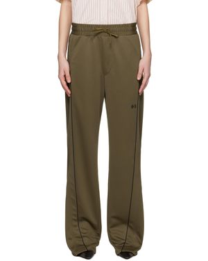 Commission Khaki Shift Track Trousers - Green