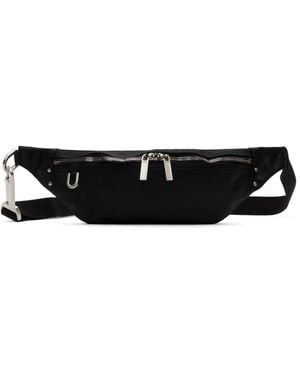 Rick Owens Hollywood Geo Bumbag Pouch - Black