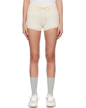 Amiri Off- Crochet Shorts - Multicolour
