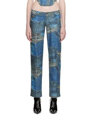 Miaou Blue Atlas Trousers