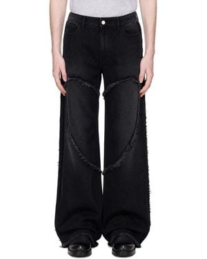 Carne Bollente Ssense Exclusive Love Trousers Live On Jeans - Black