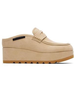 Stella McCartney ベージュ Sneak-Elyse プラットフォーム ローファー - ブラック