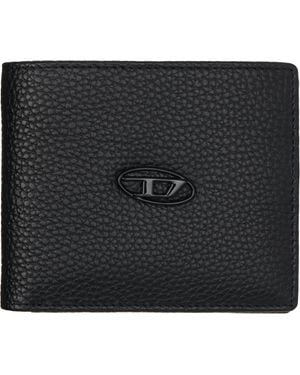 DIESEL Petit Portefeuille À Deux Volets Noir