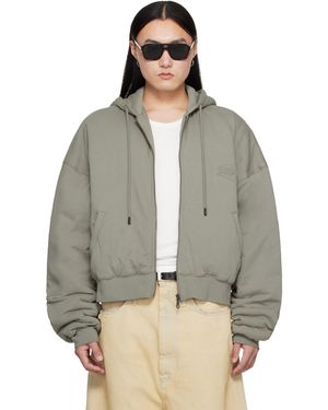 Lu'u Dan Wadded Hoodie - Grey